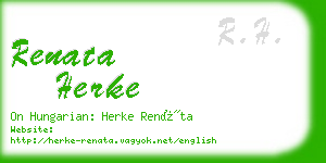 renata herke business card